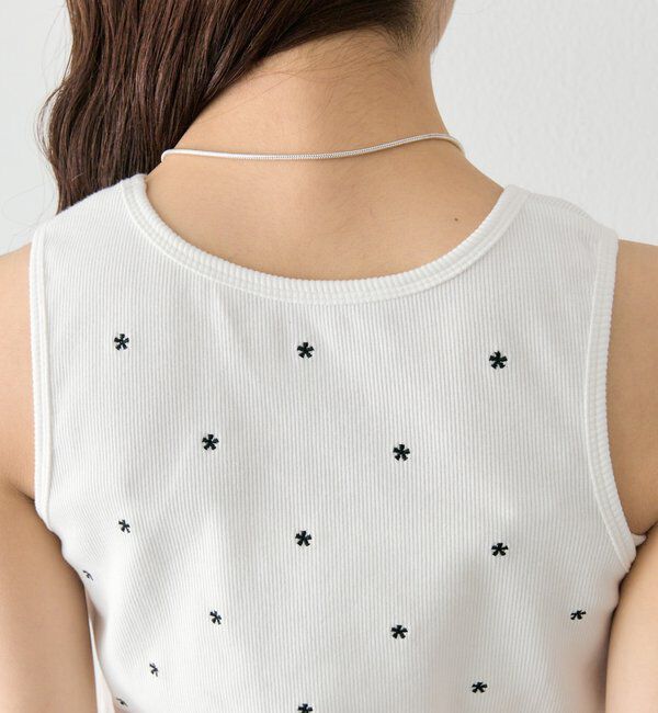  「フラワードットタンクトップ」|キャミソール|
