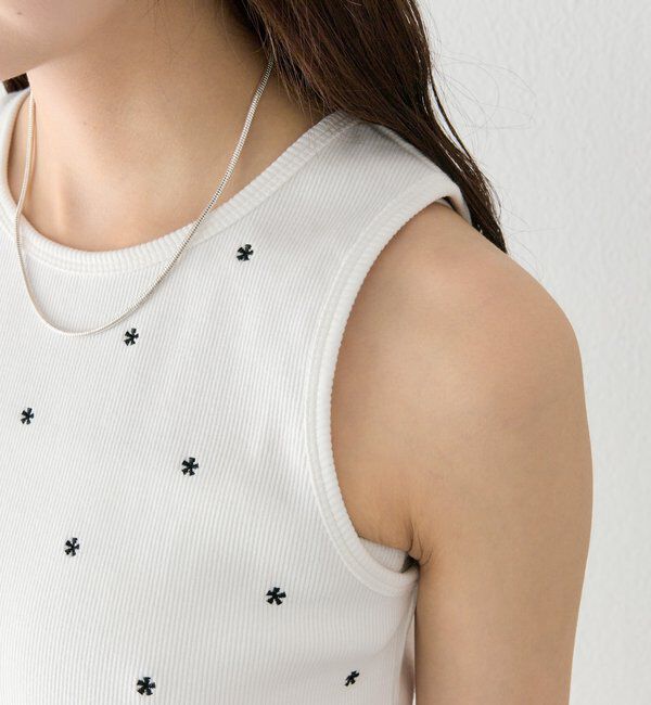  「フラワードットタンクトップ」|キャミソール|