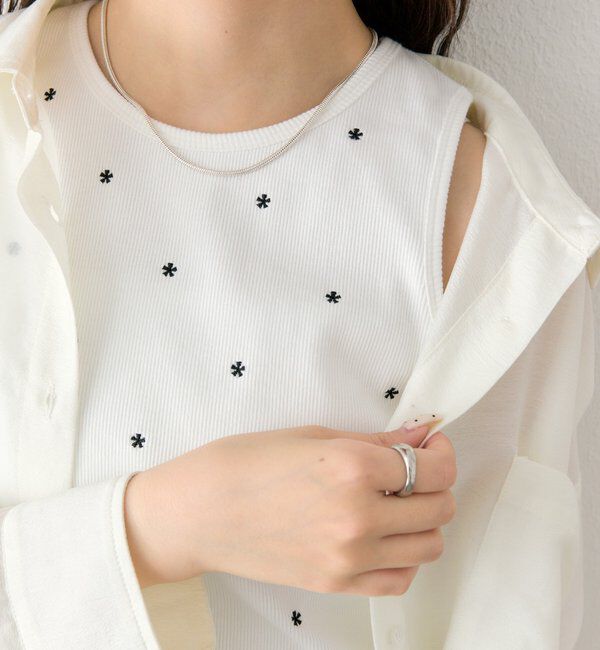  「フラワードットタンクトップ」|キャミソール|