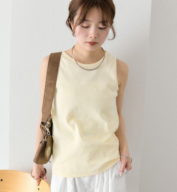  「フラワードットタンクトップ」|キャミソール|