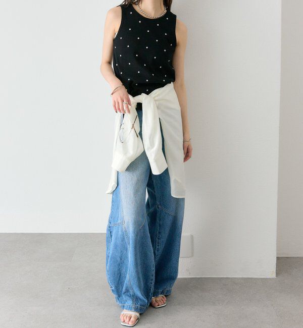  「フラワードットタンクトップ」|キャミソール|