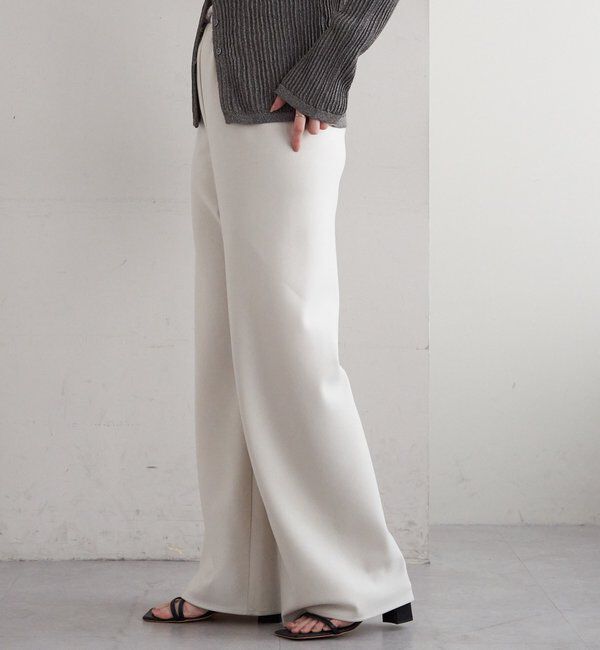  「ダブルクロスワイドパンツ」|チノ|