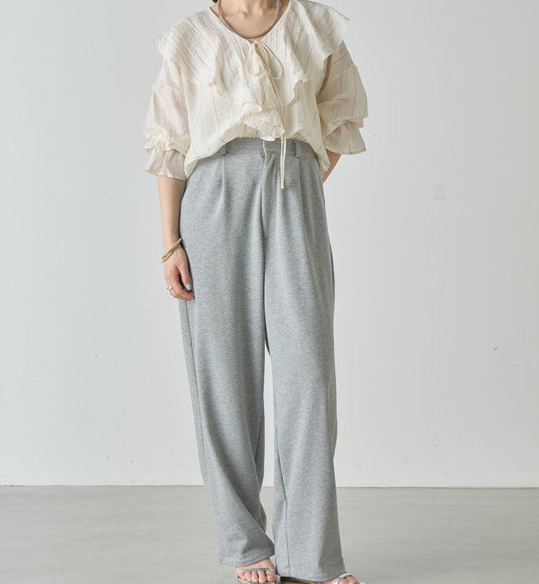  「フリルカラーブラウス」|シャツ・ブラウス|