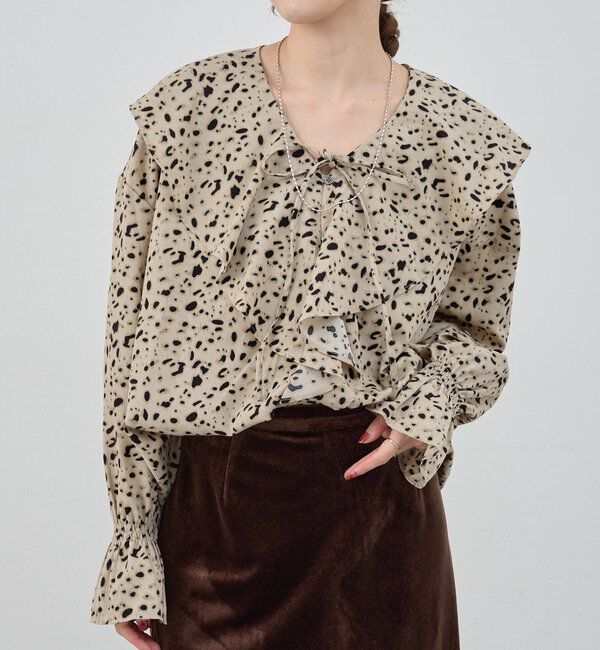  「フリルカラーブラウス」|シャツ・ブラウス|
