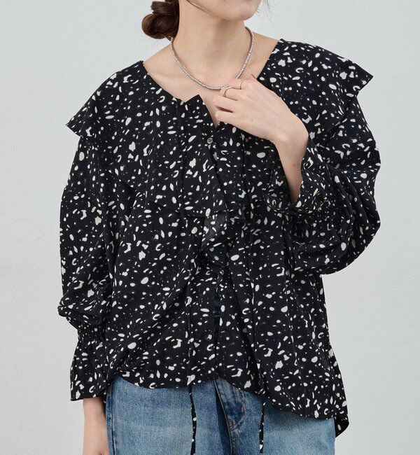  「フリルカラーブラウス」|シャツ・ブラウス|