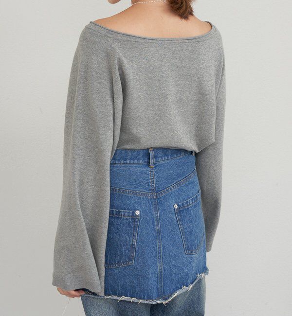  「クロップドルーズニット」|ニット・セーター|