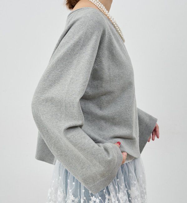  「クロップドルーズニット」|ニット・セーター|