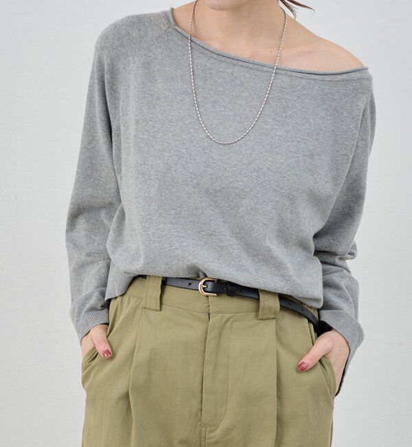  「クロップドルーズニット」|ニット・セーター|