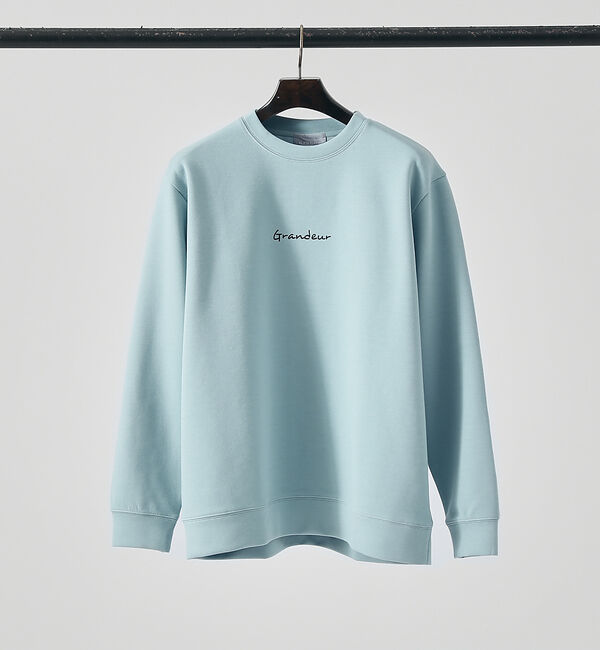 ABAHOUSE「【Grandeur】シルキーダンボール ロゴ 長袖 Tシャツ」|Tシャツ・カットソー|グリーン