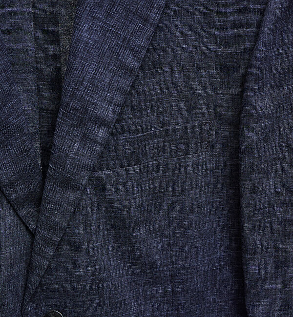 ABAHOUSE「【セットアップ対応/2024年デザイン】ソロストレッチリネン ジャケット / サ」|テーラードジャケット|