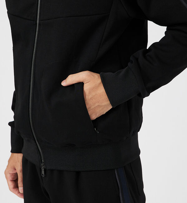 ABAHOUSE「【セットアップ対応】ラインハイショク コンビ ZIPパーカー」|パーカー|