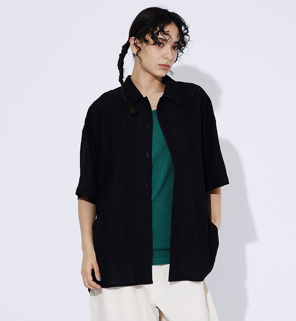 ABAHOUSE「【Revo./レボ】Relax Fit /リラックスフィット /Sheer Ja」|シャツ・ブラウス|