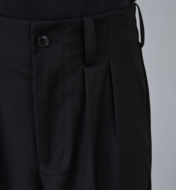 ABAHOUSE「【AH ABAHOUSE】2タック ワイドストレートスラックス / セットアップ」|スラックス|