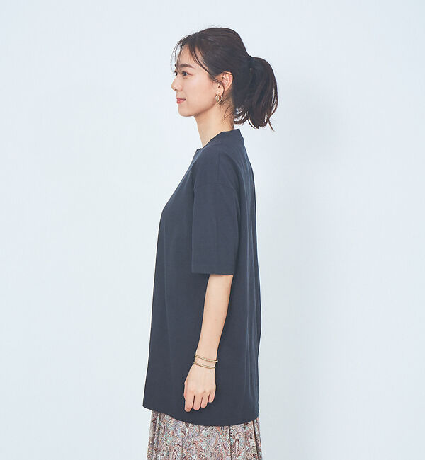 Rouge vif「ピースダイコットンチュニックTシャツ」|Tシャツ・カットソー|