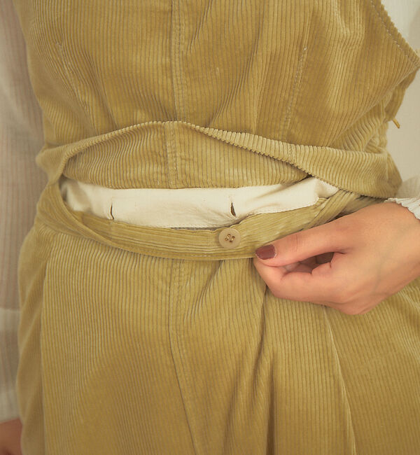 Rouge vif「【WEB限定】コーデュロイ3WAYサロペット」|オールインワン|