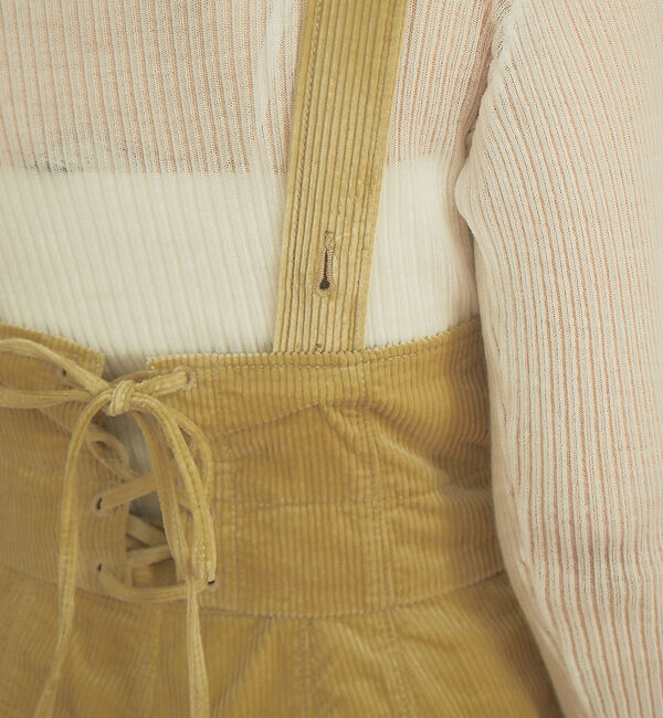 Rouge vif「【WEB限定】コーデュロイ3WAYサロペット」|オールインワン|