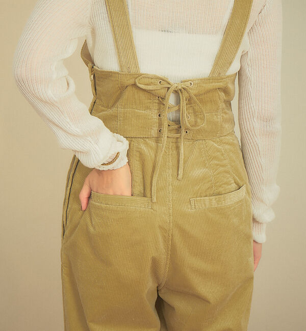 Rouge vif「【WEB限定】コーデュロイ3WAYサロペット」|オールインワン|