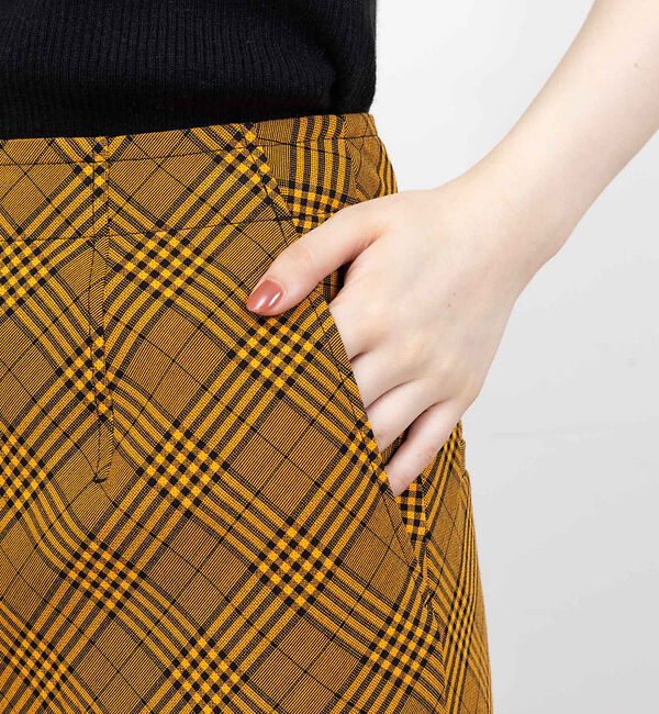 Rouge vif「チェックタイトスカート」|スカート|