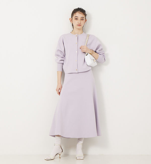 Rouge vif「【セットアップ対応】フレアニットスカート」|スカート|