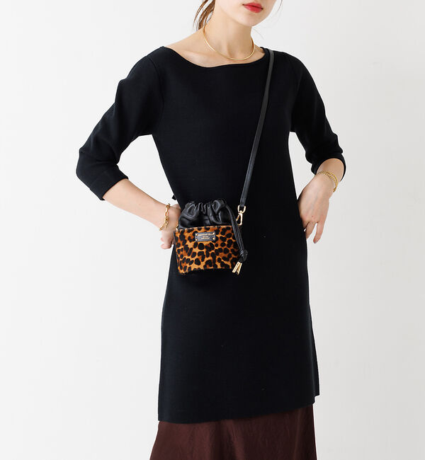 Rouge vif「ニットミニワンピース」|ワンピース|ブラック