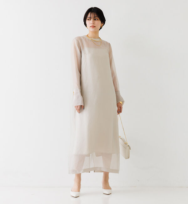 Rouge vif「オーガンジーレイヤードキャミワンピース◆」|ワンピース|