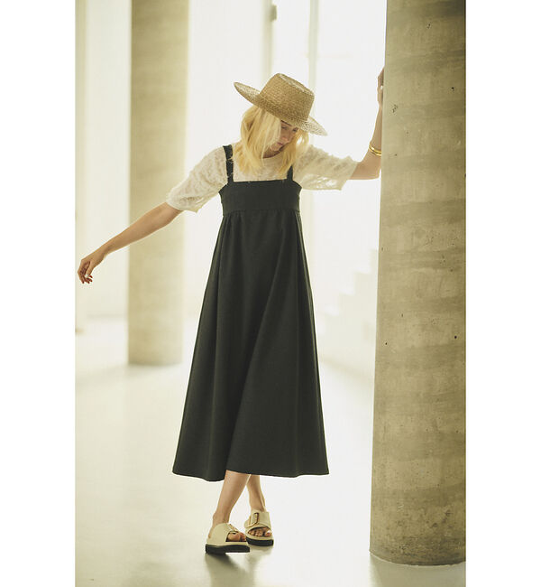 Rouge vif「デニムライクベアキャミワンピース」|ワンピース|