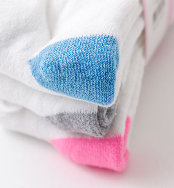 Rouge vif「【THE RAILROAD SOCK/レイルロードソック】3組ソックス/ホワイト」|ソックス|