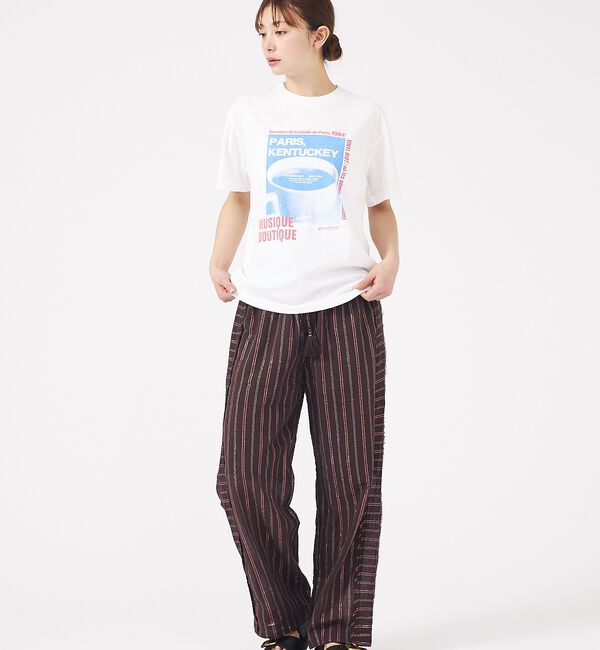 Rouge vif「【TRICOMER/トリコメル】ロゴTシャツ / プリントTシャツ」|Tシャツ・カットソー|