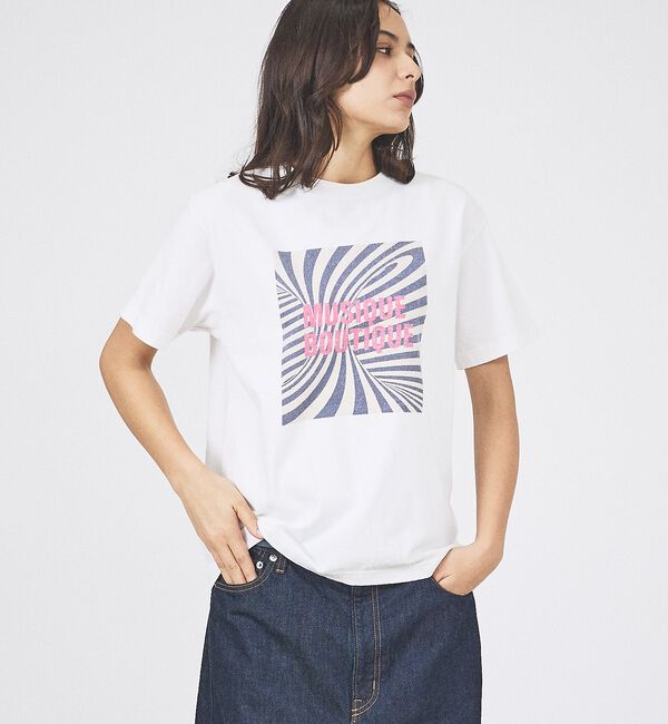 Rouge vif「【TRICOMER/トリコメル】ロゴTシャツ / プリントTシャツ」|Tシャツ・カットソー|