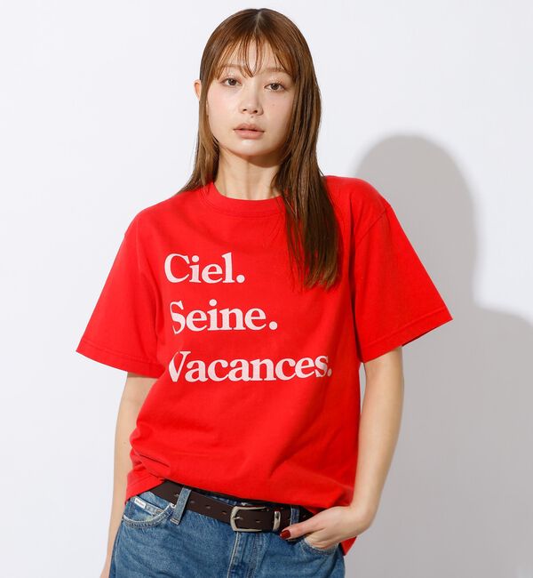 Rouge vif「【TRICOMER/トリコメル】ロゴTシャツ / プリントTシャツ」|Tシャツ・カットソー|