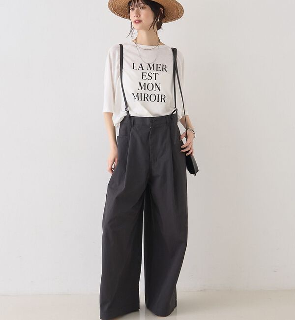 Rouge vif「2WAYサスペンダータックワイドパンツ」|その他|スミクロ