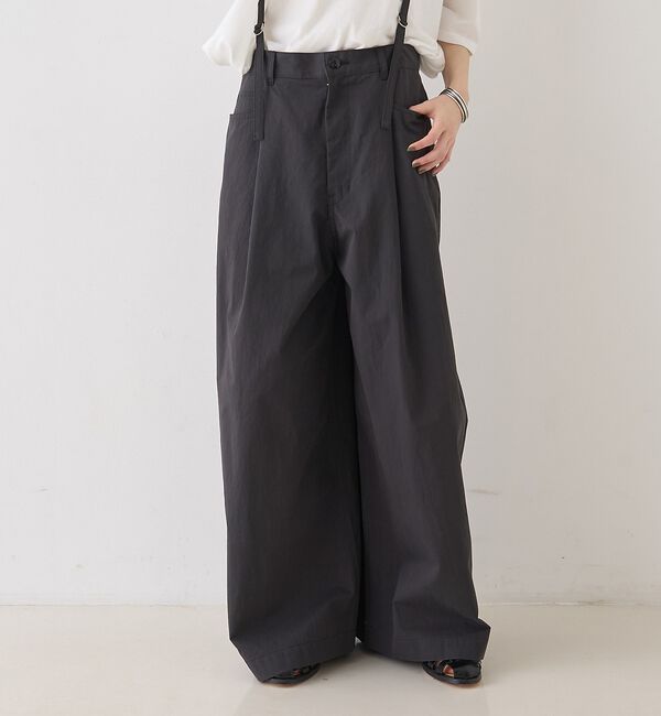 Rouge vif「2WAYサスペンダータックワイドパンツ」|その他|