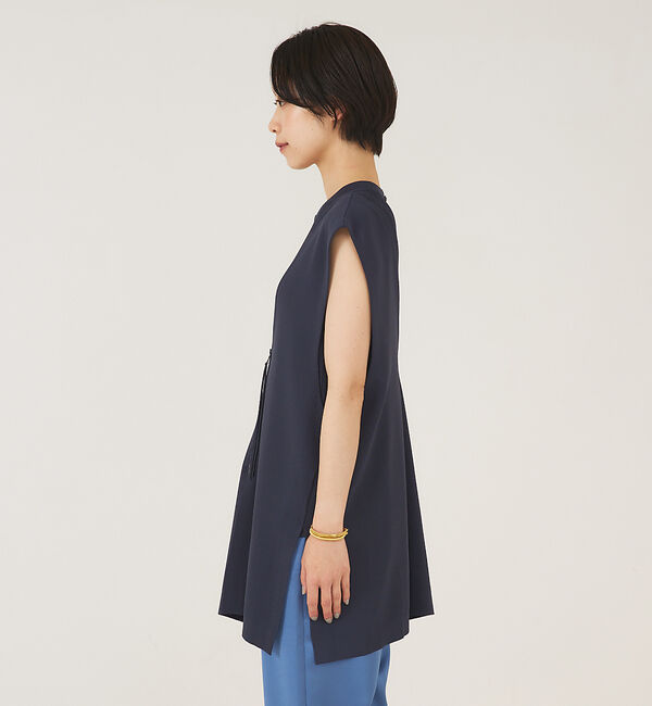 qualite「《セットアップ対応》レーヨンストレッチ2WAYニットジレ」|ベスト・ジレ|