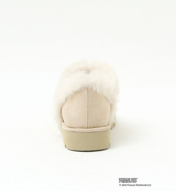 AU BANNISTER「【PEANUTS&times;Au BANNISTER】スヌーピーコラボ エコムートンブーツ」|ショートブーツ|