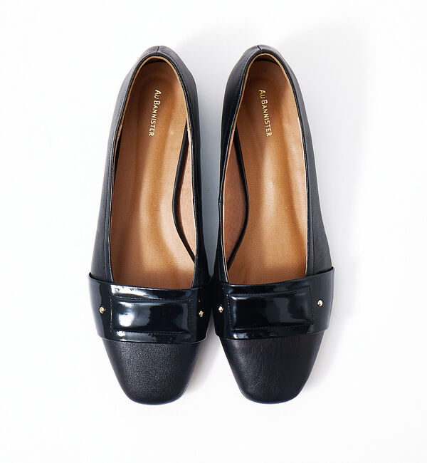 AU BANNISTER「ソフトレザー フラットパンプス」|パンプス|