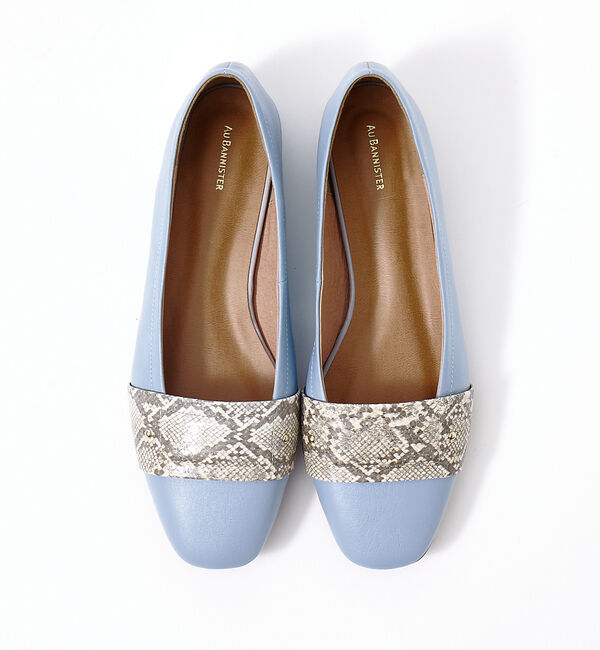 AU BANNISTER「ソフトレザー フラットパンプス」|パンプス|