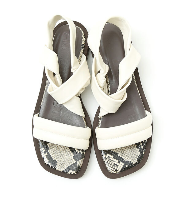 AU BANNISTER「チューブツイストフラットサンダル」|サンダル|