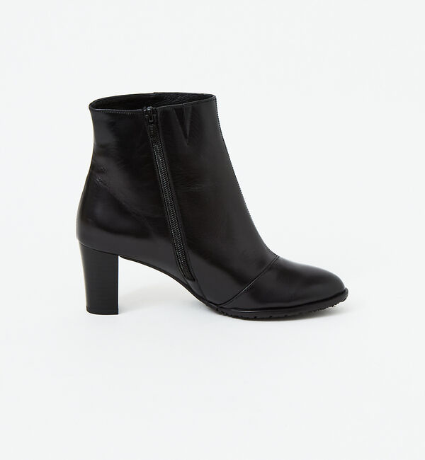 AU BANNISTER「【最高ブーツ/ 6.5cmヒール】ラウンドトゥブーツ」|ショートブーツ|