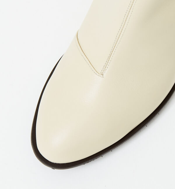 AU BANNISTER「【最高ブーツ/ 6.5cmヒール】ラウンドトゥブーツ」|ショートブーツ|