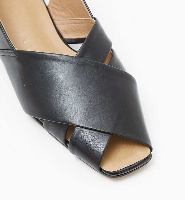 AU BANNISTER「スリングバックオープントゥフラット」|サンダル|