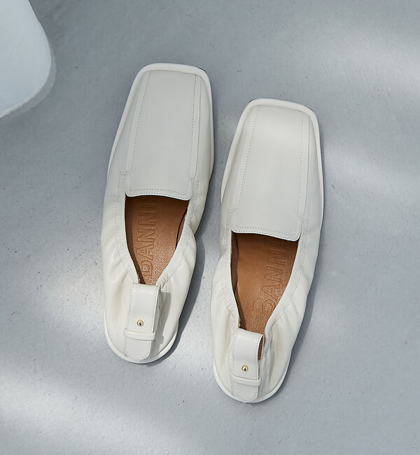 AU BANNISTER「シャーリングソフトレザーシューズ」|その他|アイボリー