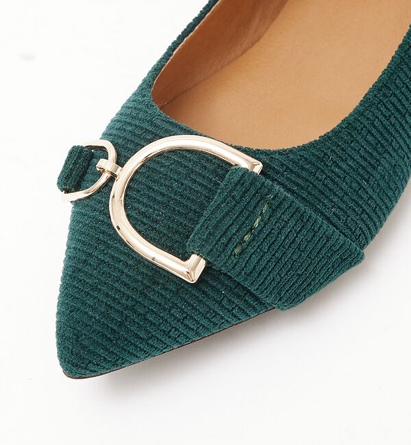 AU BANNISTER「モチーフ付きフラットパンプス」|パンプス|