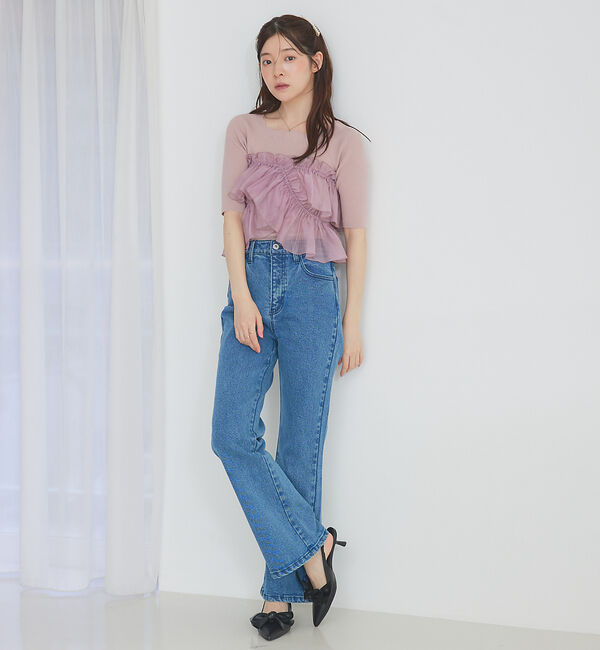 SELFIST「マルチWAYフリル付ニット」|ニット・セーター|