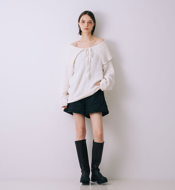 SELFIST「2wayショルダー マシュマロニット」|ニット・セーター|