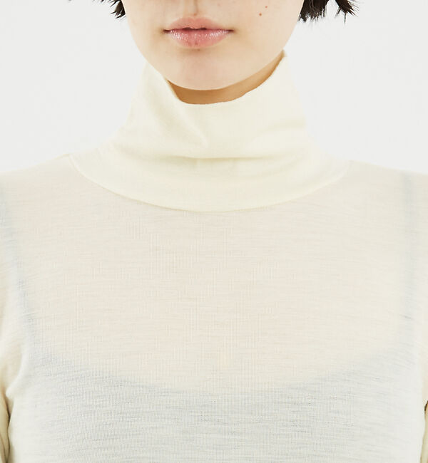 The Store by C' 「【COCUCA】シアージャージタートルプルオーバー」|Tシャツ・カットソー|