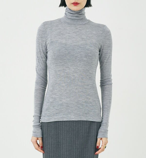 The Store by C' 「【COCUCA】シアージャージタートルプルオーバー」|Tシャツ・カットソー|