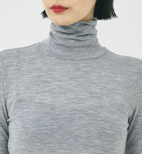 The Store by C' 「【COCUCA】シアージャージタートルプルオーバー」|Tシャツ・カットソー|