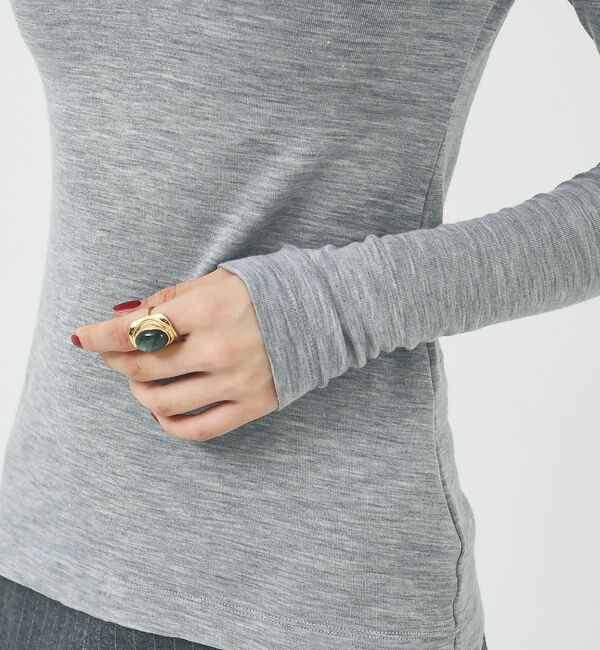 The Store by C' 「【COCUCA】シアージャージタートルプルオーバー」|Tシャツ・カットソー|