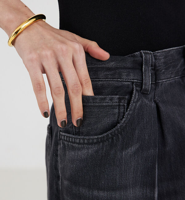 The Store by C' 「【HAIKURE】CANDY BLACK TENCEL ASIANFIT／ブラッ」|デニム|