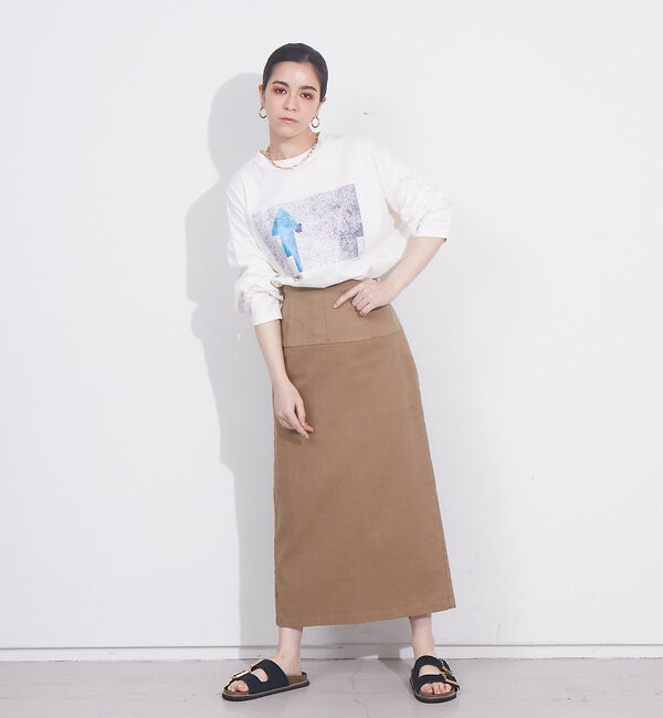 NOMINE「【展開店舗限定】コットンペンシルスカート」|スカート|